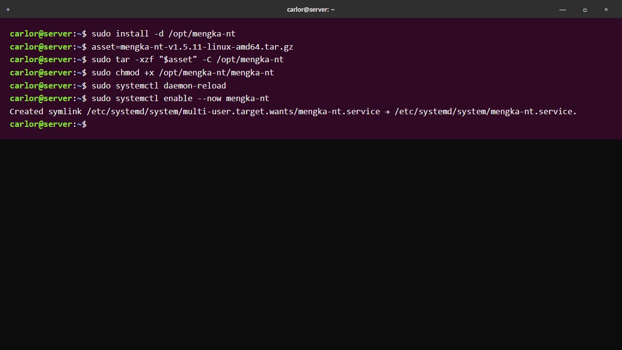 Linux 安装并交给 systemd 托管